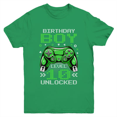 Level 10 Unlocked Awesome Since 2013 10th Birthday Gaming Youth Shirt | siriusteestore