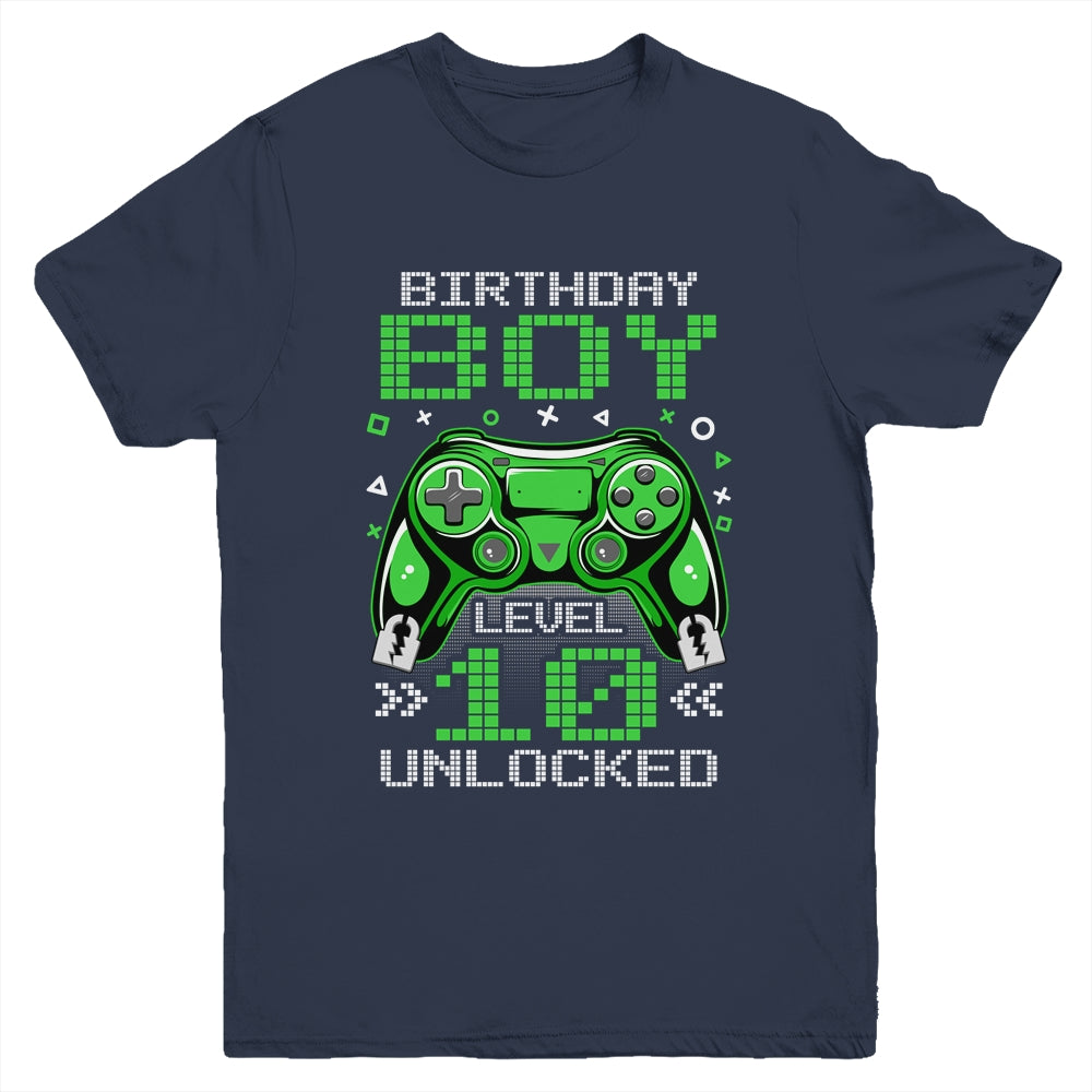 Level 10 Unlocked Awesome Since 2013 10th Birthday Gaming Youth Shirt | siriusteestore