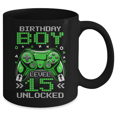 Level 15 Unlocked Awesome Since 2008 15th Birthday Gaming Mug | siriusteestore