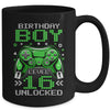 Level 16 Unlocked Awesome Since 2007 16th Birthday Gaming Mug | siriusteestore