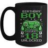 Level 18 Unlocked Awesome Since 2005 18th Birthday Gaming Mug | siriusteestore