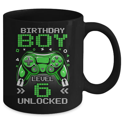 Level 6 Unlocked Awesome Since 2017 6th Birthday Gaming Mug | siriusteestore
