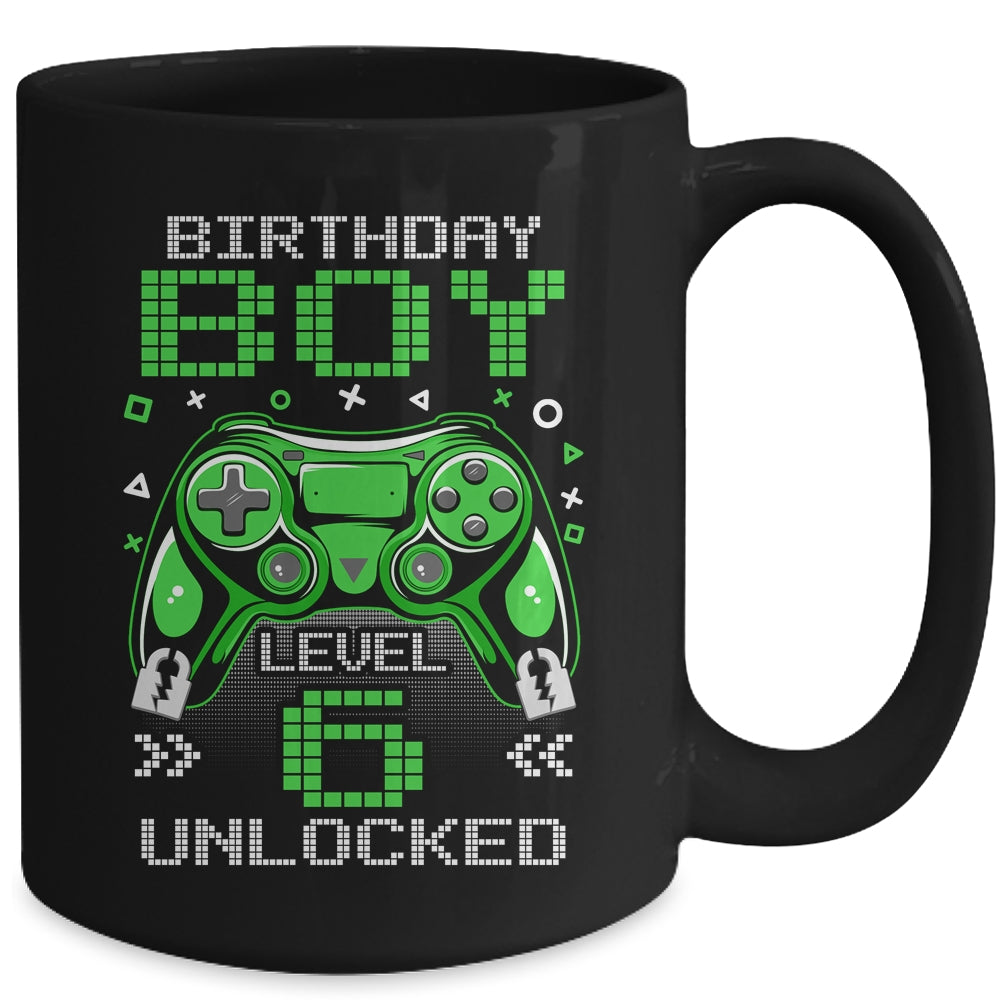 Level 6 Unlocked Awesome Since 2017 6th Birthday Gaming Mug | siriusteestore