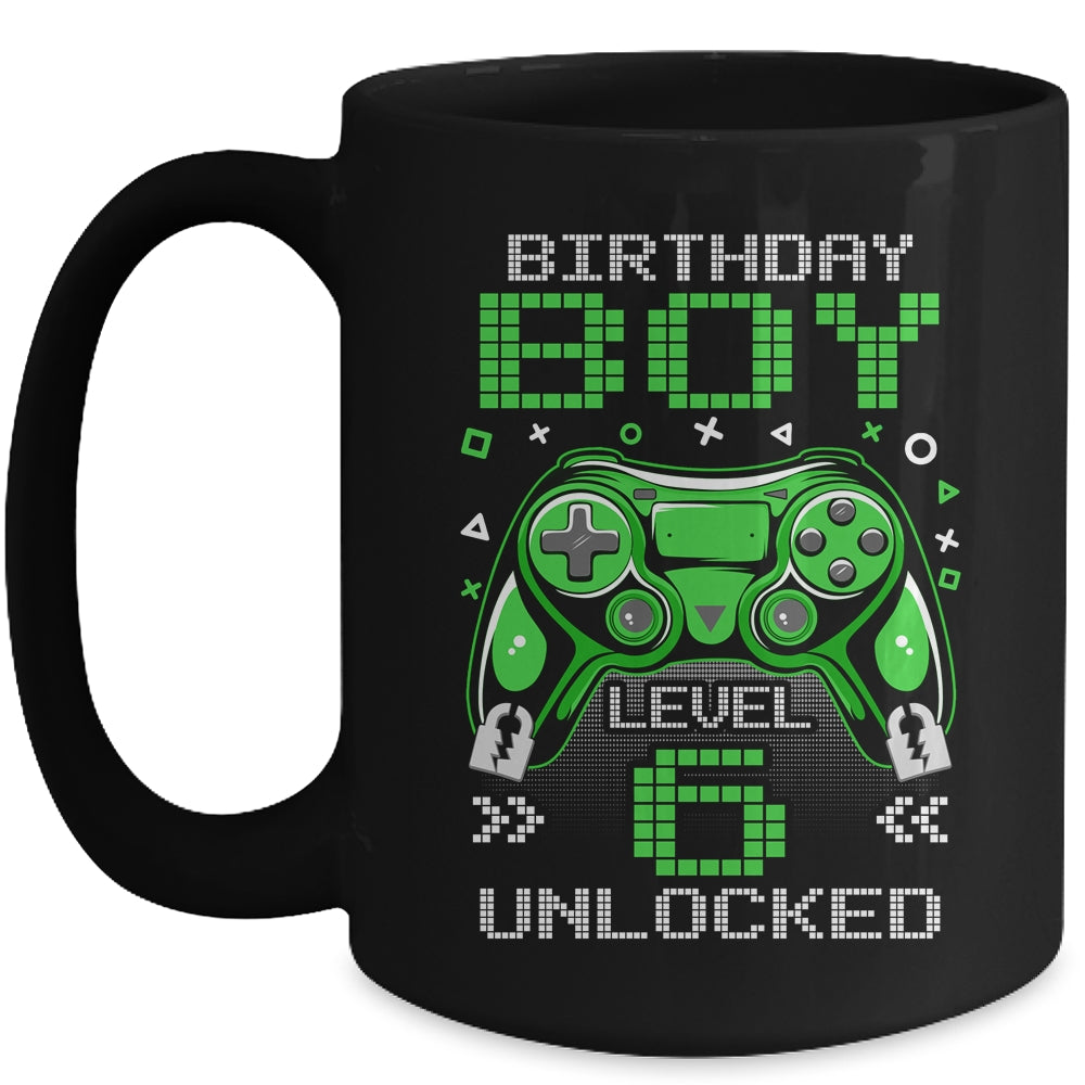 Level 6 Unlocked Awesome Since 2017 6th Birthday Gaming Mug | siriusteestore