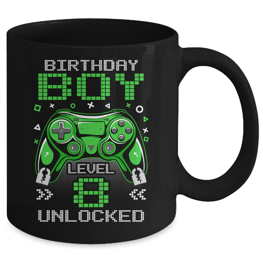 Level 8 Unlocked Awesome Since 2015 8th Birthday Gaming Mug | siriusteestore