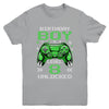 Level 8 Unlocked Awesome Since 2015 8th Birthday Gaming Youth Shirt | siriusteestore