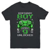 Level 9 Unlocked Awesome Since 2014 9th Birthday Gaming Youth Shirt | siriusteestore
