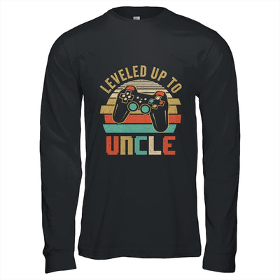 Leveled Up To Uncle Baby Announcement For Men Shirt & Hoodie | siriusteestore