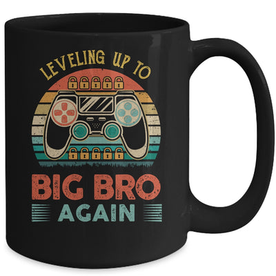 Leveling Up To Big Bro Again Vintage Big Brother Mug | siriusteestore