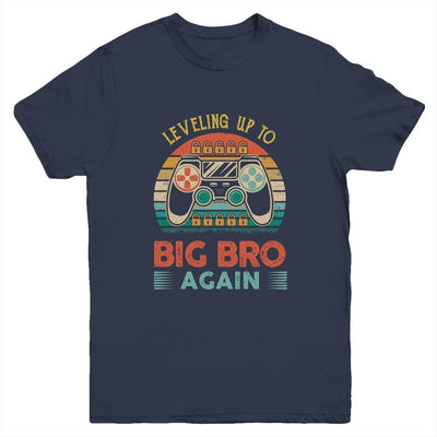 Leveling Up To Big Bro Again Vintage Big Brother Youth Youth Shirt | Siriustee.com.com