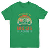 Leveling Up To Big Sis Again Vintage Big Sister Youth Youth Shirt | Siriustee.com.com
