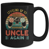Leveling Up To Uncle Again Father's Day Vintage Mug | siriusteestore