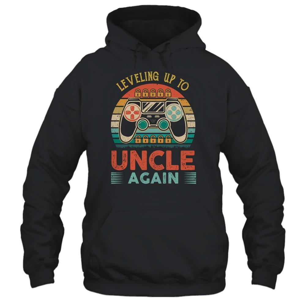 Leveling Up To Uncle Again Father's Day Vintage Shirt & Hoodie | Siriustee.com