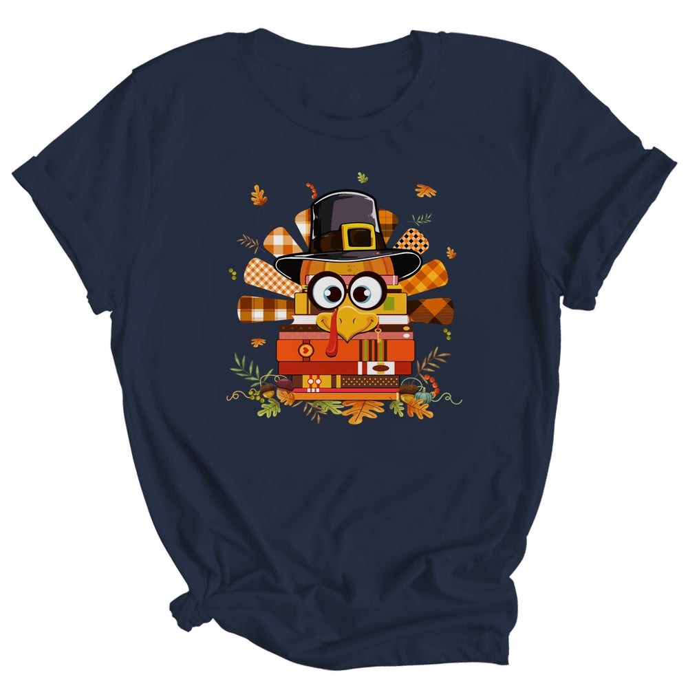 Librarian Book Lover Reader Funny Turkey Thanksgiving Autumn Shirt & Hoodie | siriusteestore
