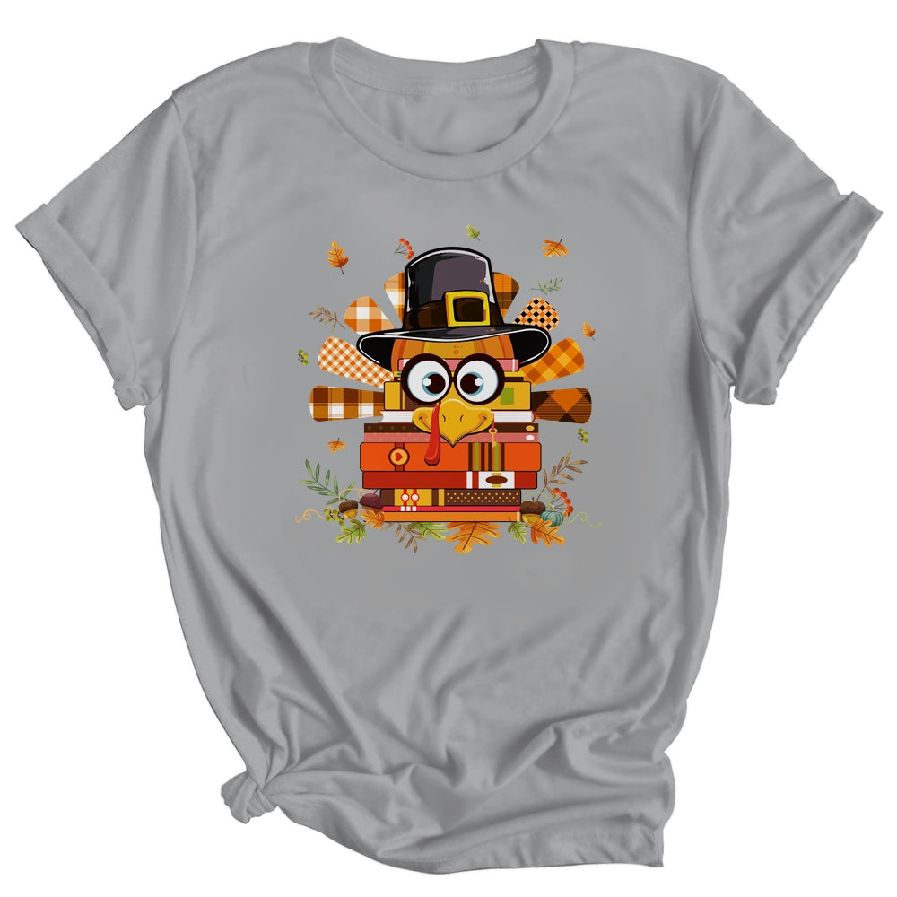 Librarian Book Lover Reader Funny Turkey Thanksgiving Autumn Shirt & Hoodie | siriusteestore