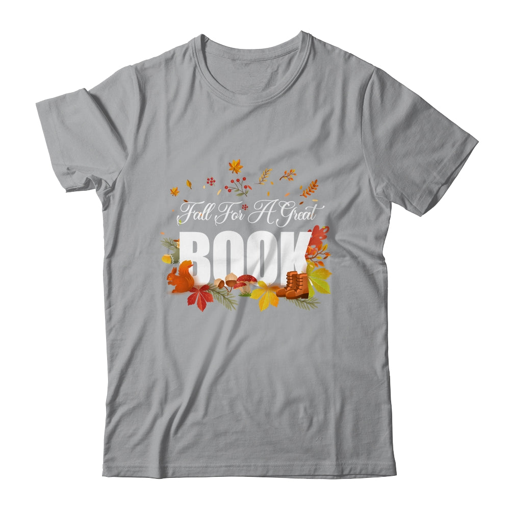 Librarian Library Bookwarm Fall For A Great Book Lover Shirt & Hoodie | siriusteestore