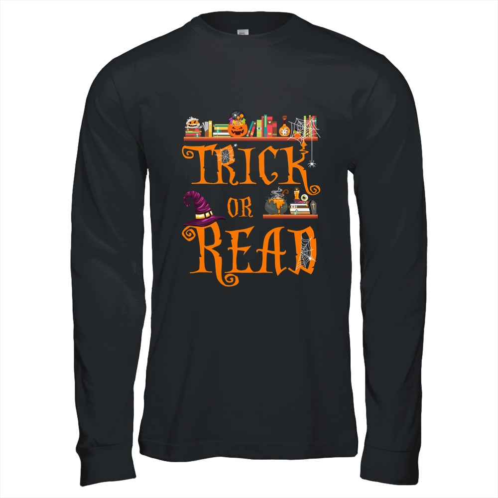 Librarian Trick Or Read Library Event Halloween Book Lovers Shirt & Hoodie | siriusteestore
