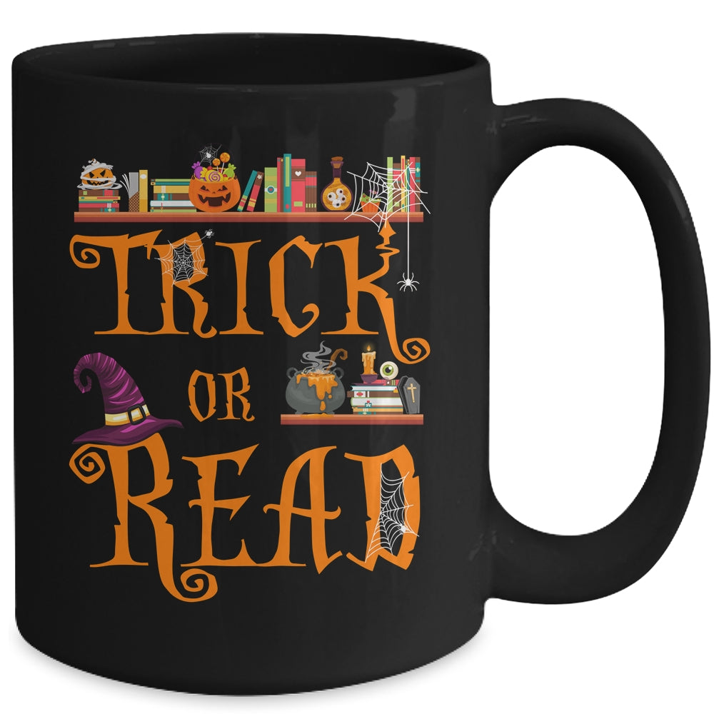 Librarian Trick Or Read Library Event Halloween Book Lovers Mug | siriusteestore