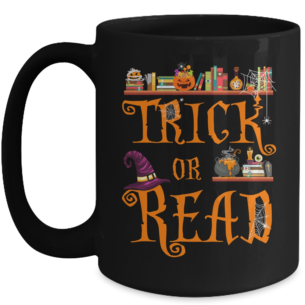 Librarian Trick Or Read Library Event Halloween Book Lovers Mug | siriusteestore
