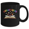 Library Squad Librarian Bookworm Book Lover Groovy Mug | siriusteestore