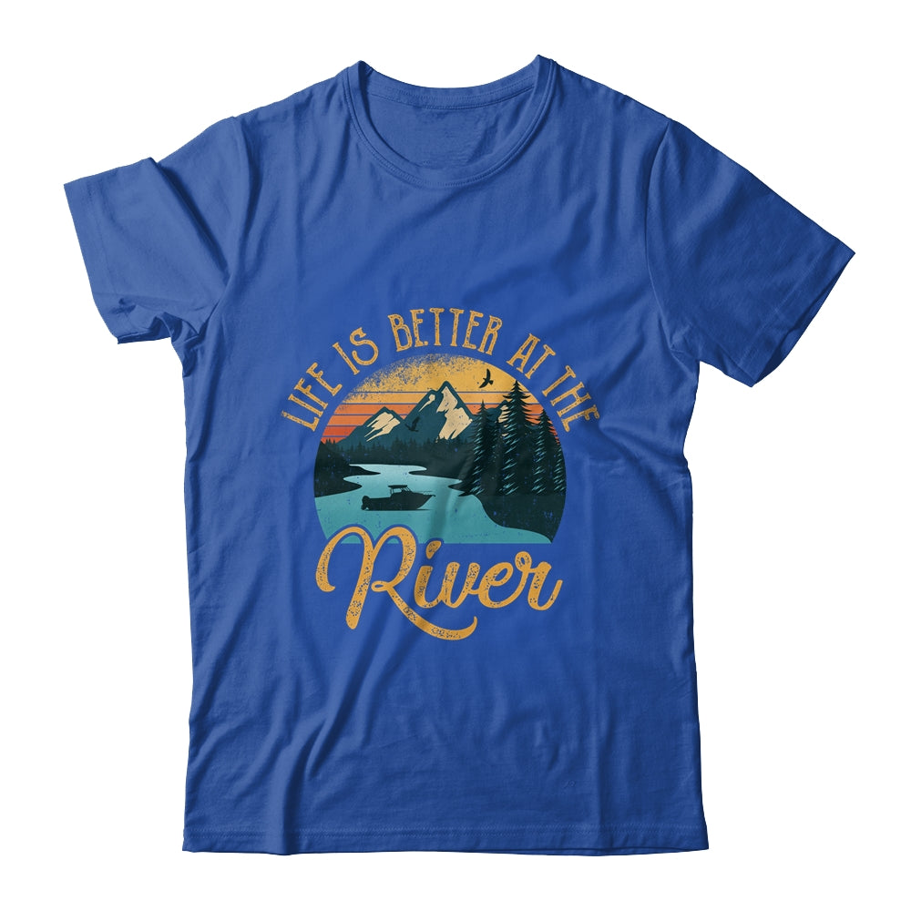 Life Is Better At The River For A River Camping Camper Shirt & Tank Top | siriusteestore