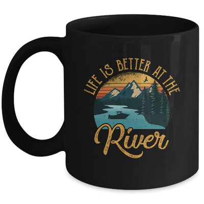 Life Is Better At The River For A River Camping Camper Mug | siriusteestore