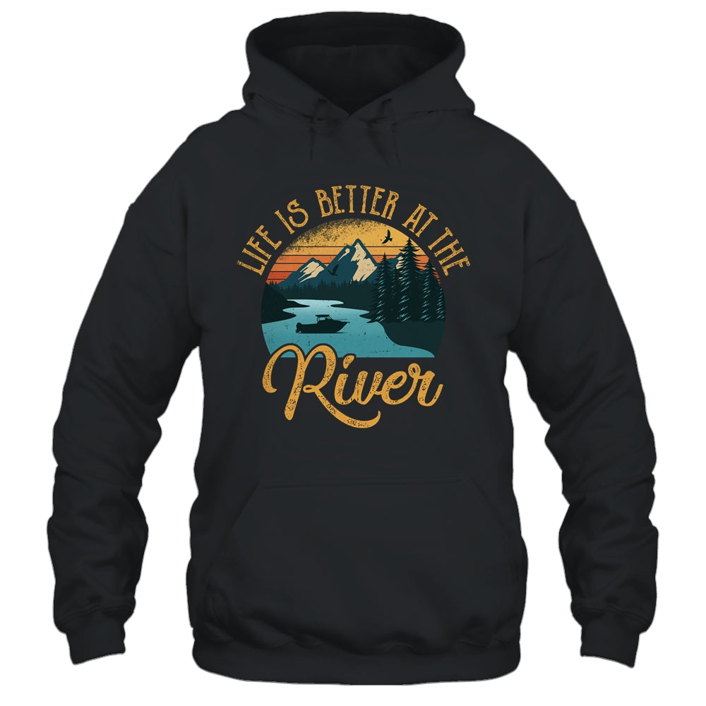 Life Is Better At The River For A River Camping Camper Shirt & Tank Top | siriusteestore