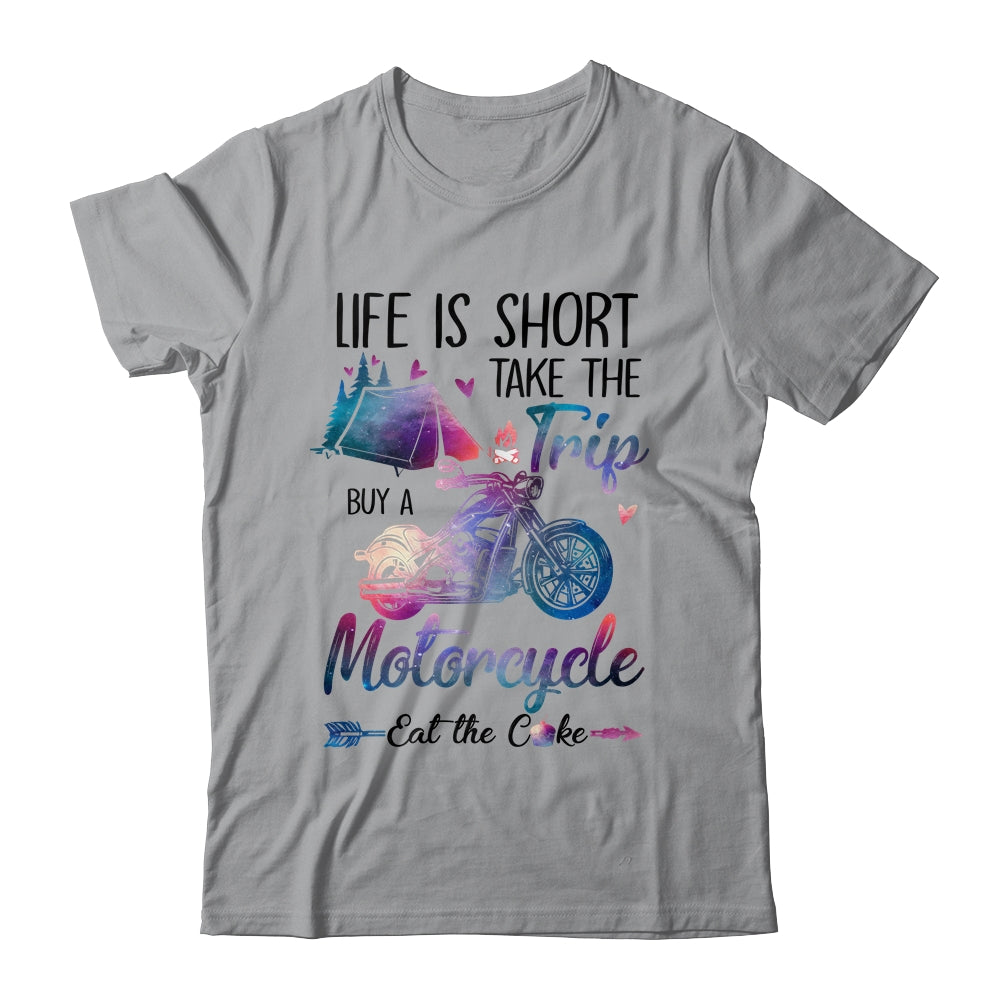 Life Is Short Take The Trip Buy A Motorcycle Girl Trip Shirt & Tank Top | siriusteestore