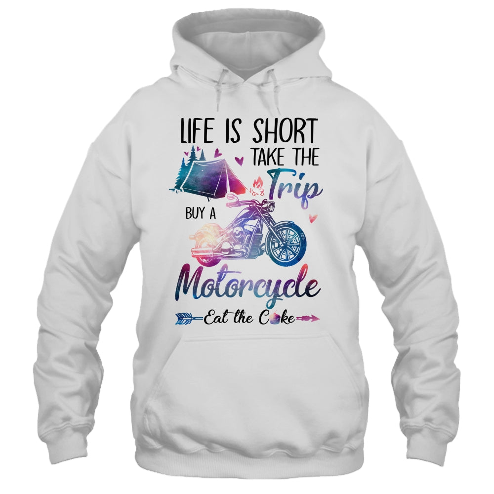 Life Is Short Take The Trip Buy A Motorcycle Girl Trip Shirt & Tank Top | siriusteestore
