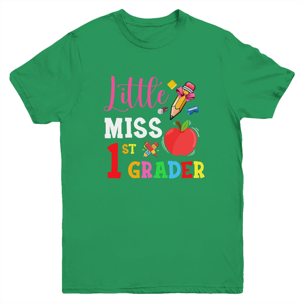 Little Miss 1st Grade Back To School Youth Shirt | siriusteestore