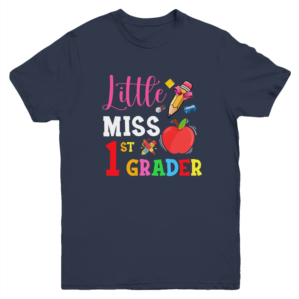 Little Miss 1st Grade Back To School Youth Shirt | siriusteestore