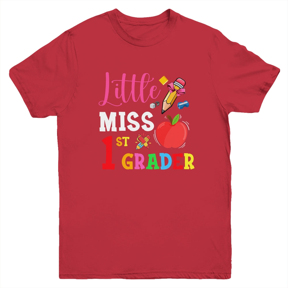 Little Miss 1st Grade Back To School Youth Shirt | siriusteestore