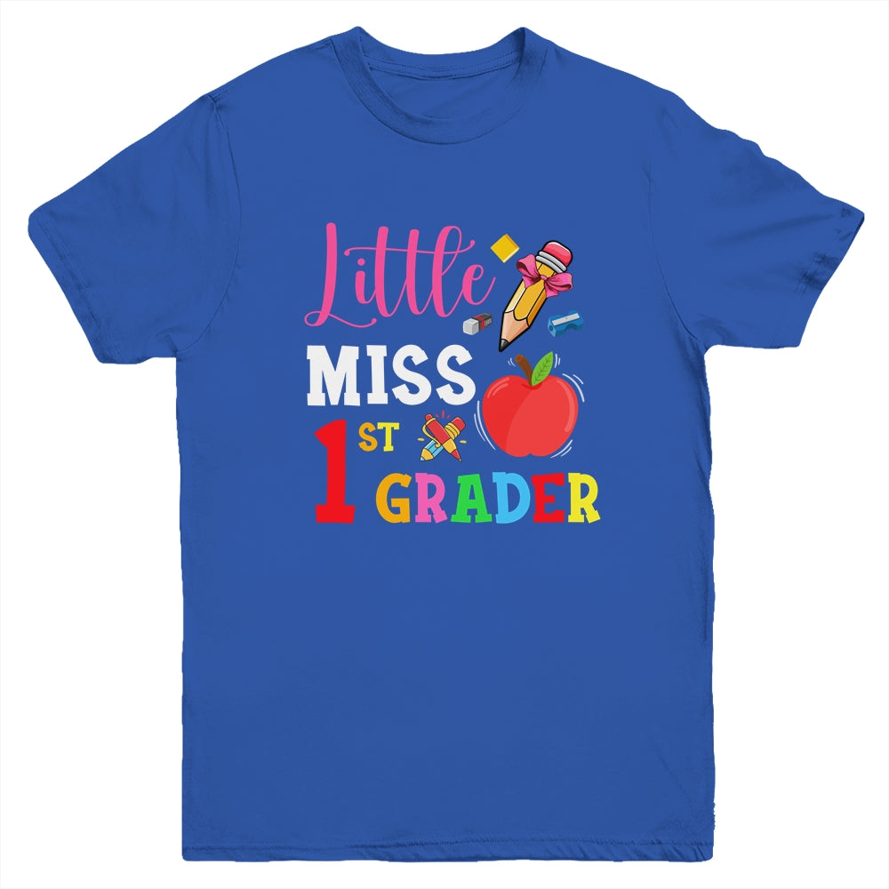Little Miss 1st Grade Back To School Youth Shirt | siriusteestore