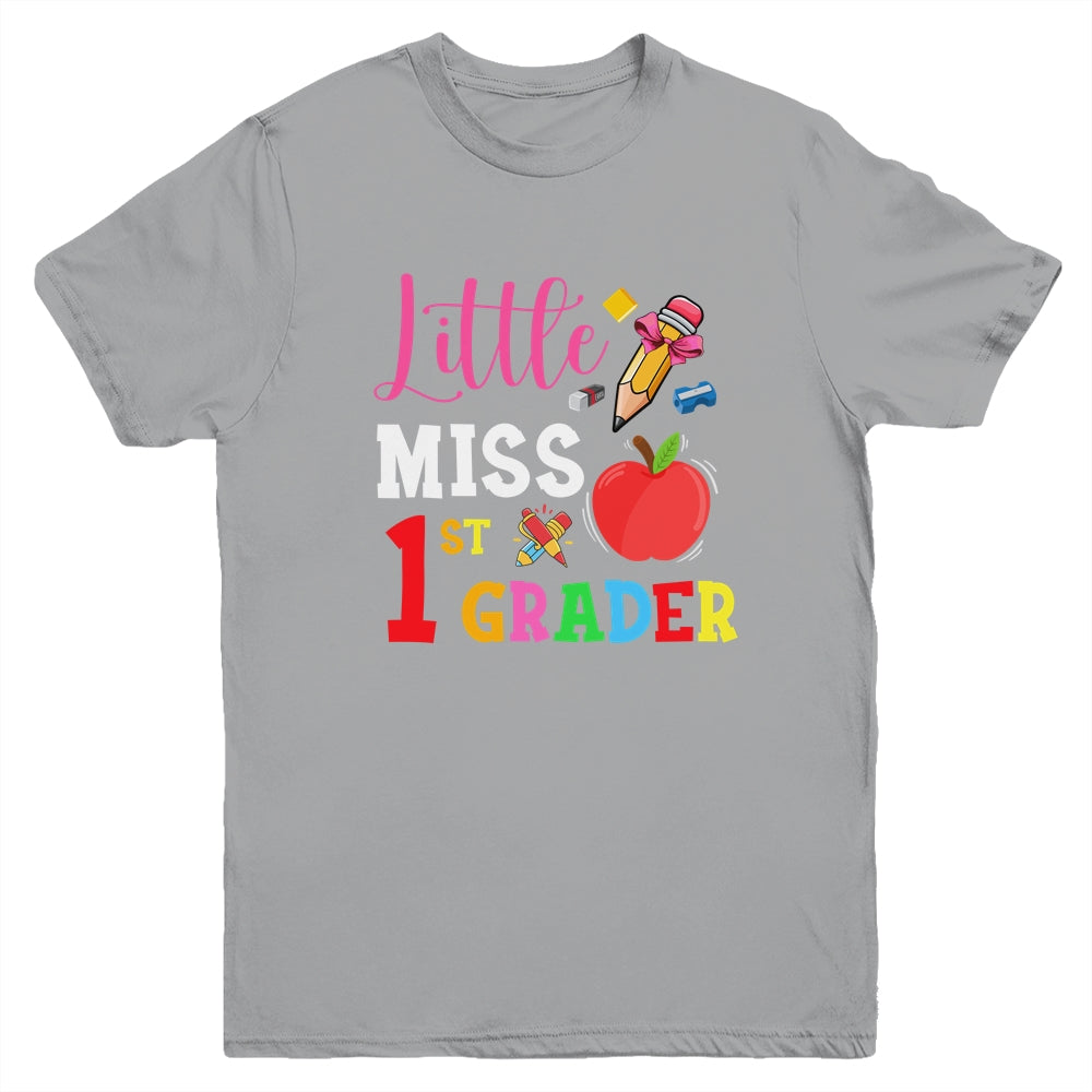 Little Miss 1st Grade Back To School Youth Shirt | siriusteestore