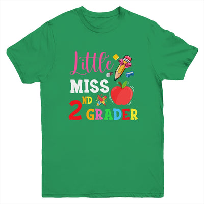 Little Miss 2nd Grade Back To School Youth Shirt | siriusteestore