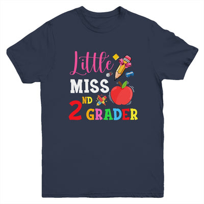 Little Miss 2nd Grade Back To School Youth Shirt | siriusteestore