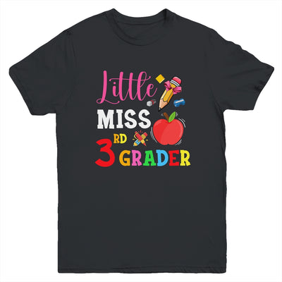 Little Miss 3rd Grade Back To School Youth Shirt | siriusteestore