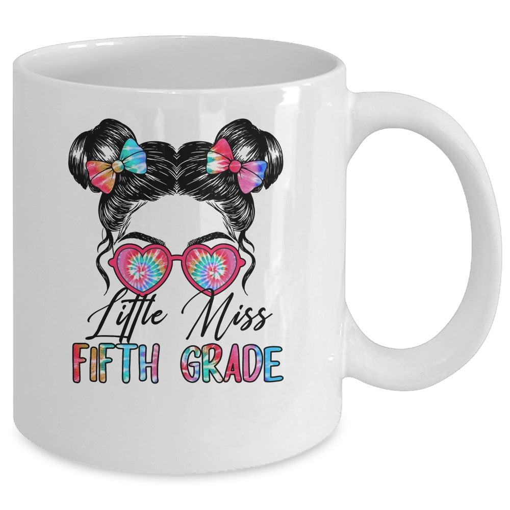 Little Miss Fifth Grade Girls Back To School 5th Grade Mug | siriusteestore