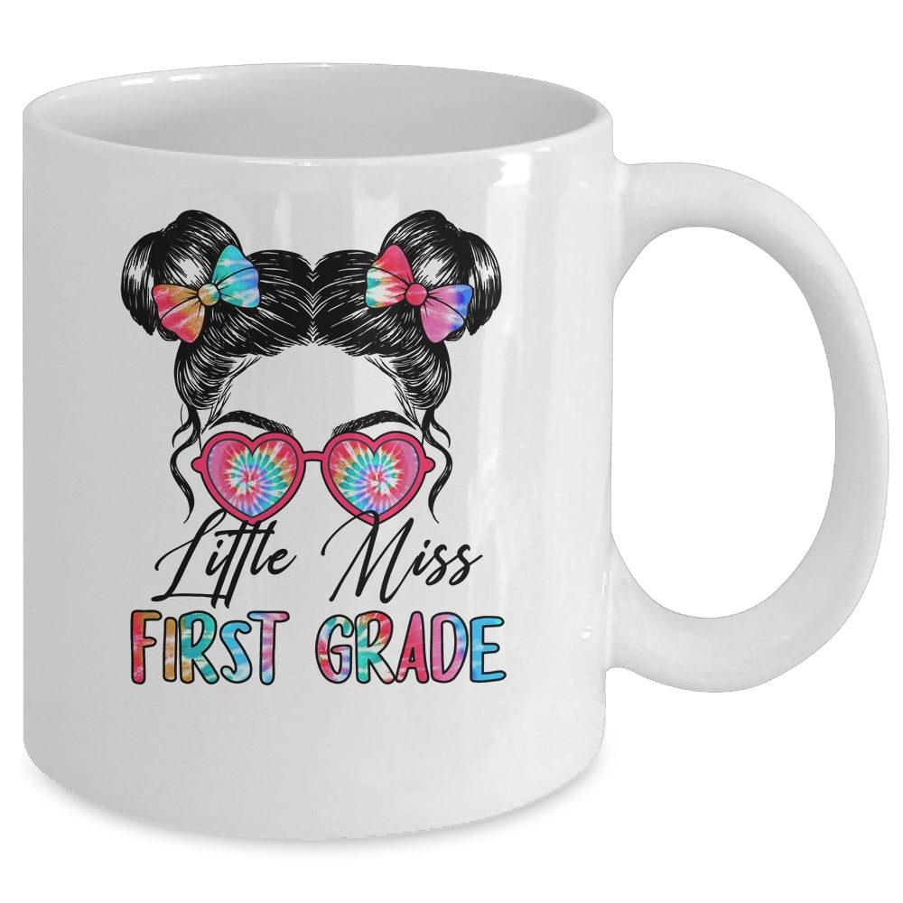 Little Miss First Grade Girls Back To School 1st Grade Mug | siriusteestore