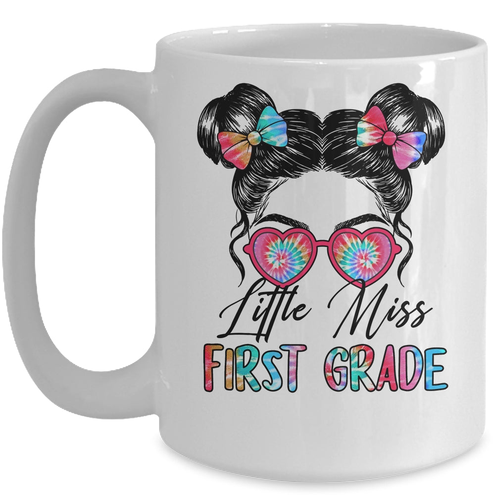 Little Miss First Grade Girls Back To School 1st Grade Mug | siriusteestore