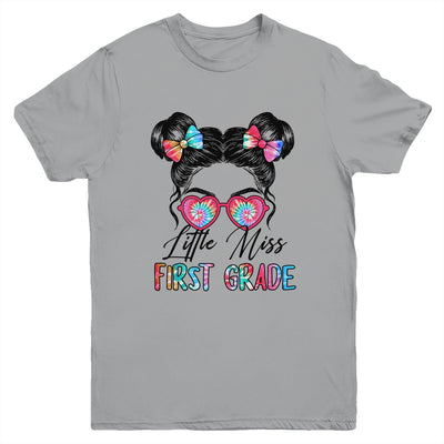 Little Miss First Grade Girls Back To School 1st Grade Youth Shirt | siriusteestore