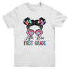 Little Miss First Grade Girls Back To School 1st Grade Youth Shirt | siriusteestore