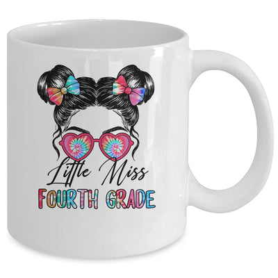 Little Miss Fourth Grade Girls Back To School 4th Grade Mug | siriusteestore