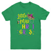 Little Miss Mardi Gras Cute Outfit Girls Kids Youth Shirt | siriusteestore