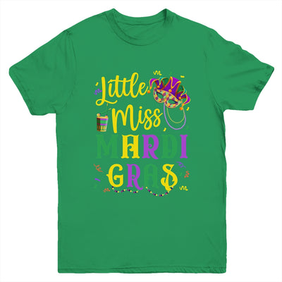 Little Miss Mardi Gras Cute Outfit Girls Kids Youth Shirt | siriusteestore