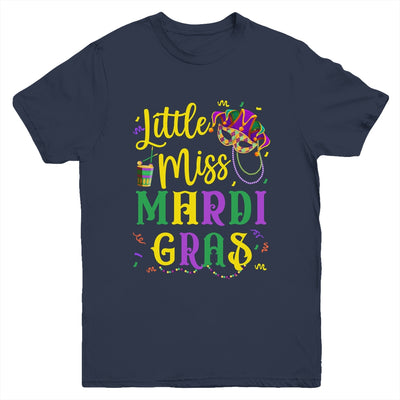 Little Miss Mardi Gras Cute Outfit Girls Kids Youth Shirt | siriusteestore
