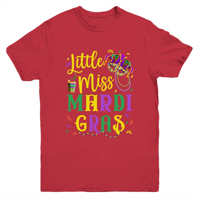 Little Miss Mardi Gras Cute Outfit Girls Kids Youth Shirt | siriusteestore