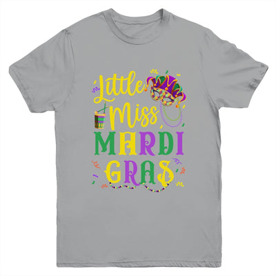 Little Miss Mardi Gras Cute Outfit Girls Kids Youth Shirt | siriusteestore