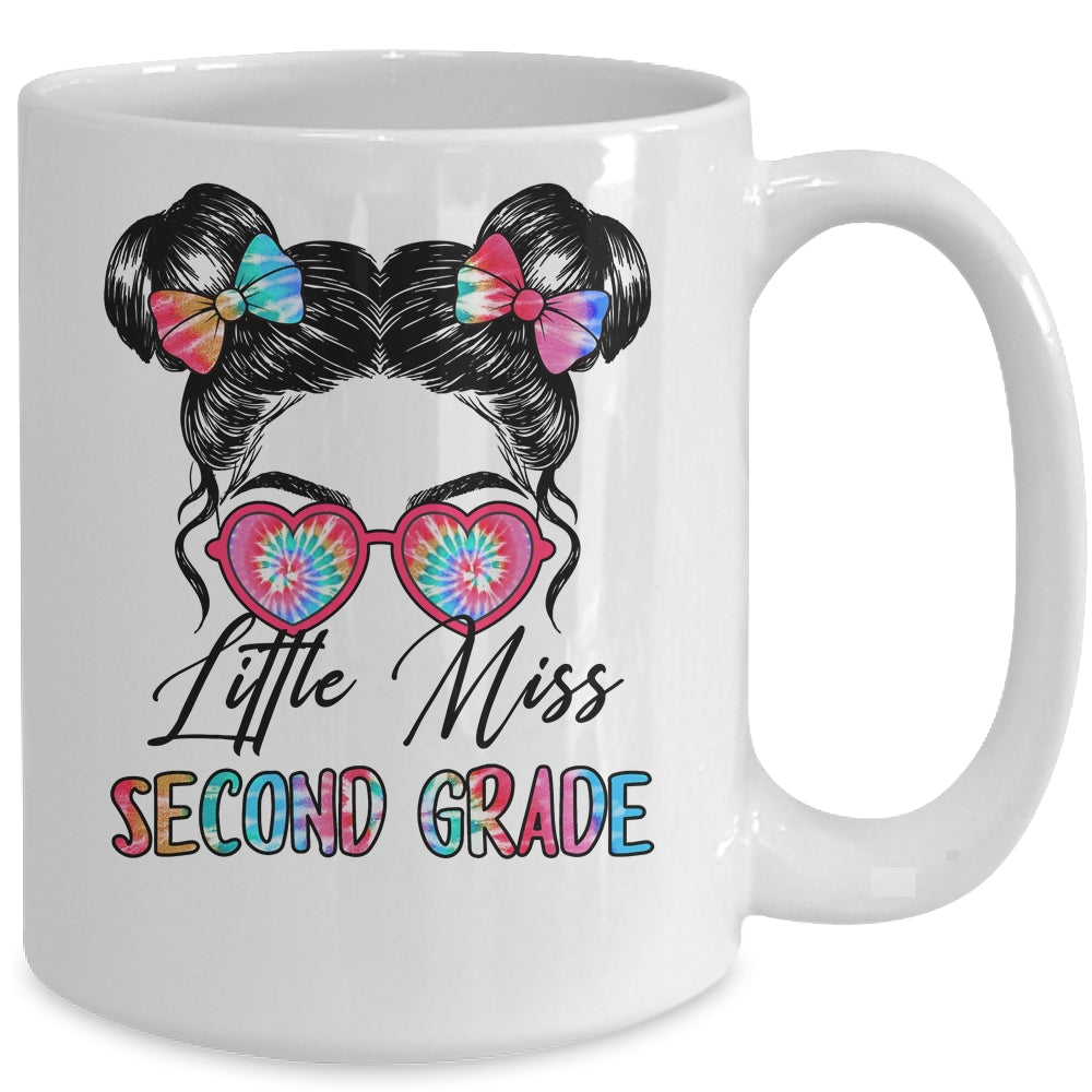 Little Miss Second Grade Girls Back To School 2nd Grade Mug | siriusteestore