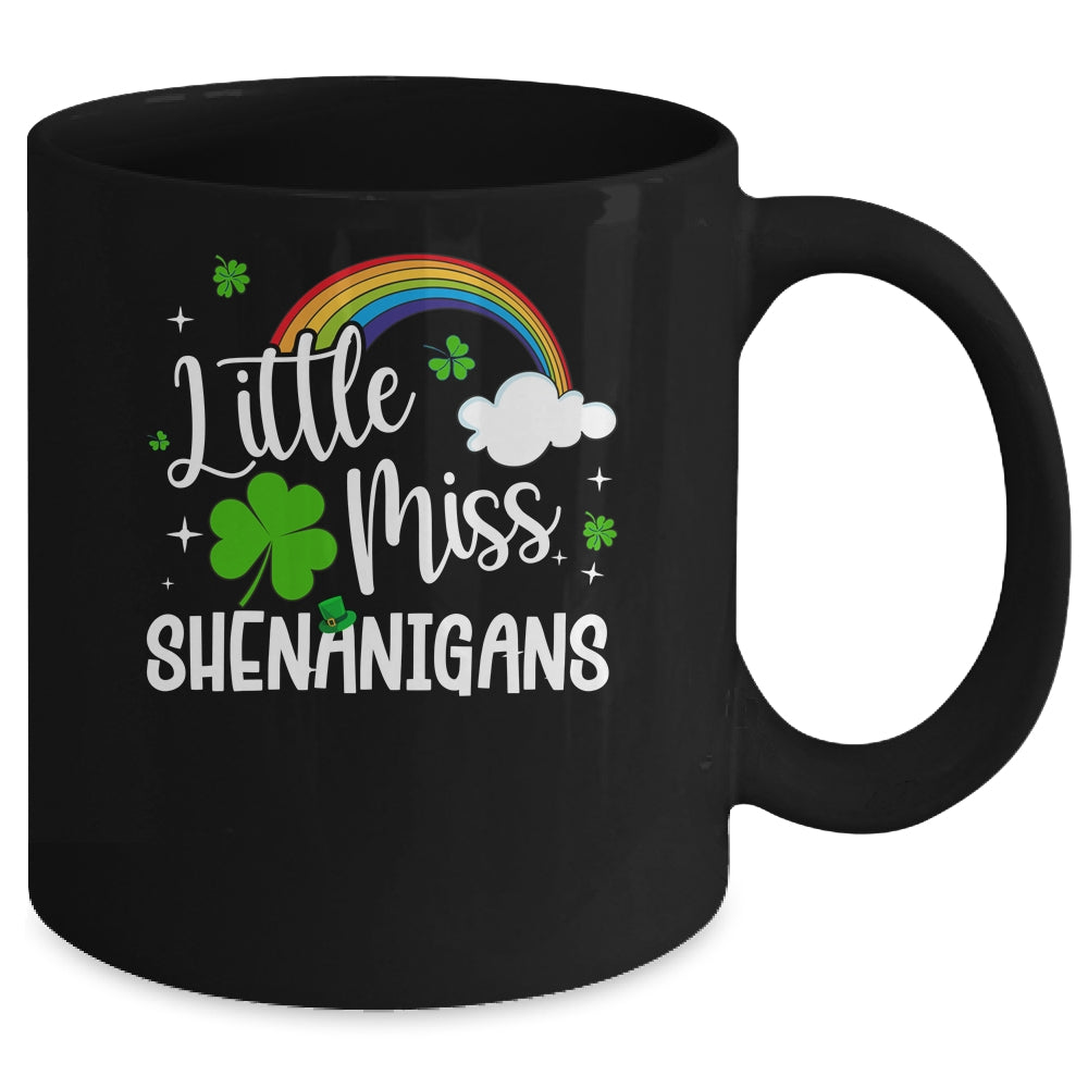Little Miss Shenanigans For Girls And Women St Patricks Day Mug | siriusteestore